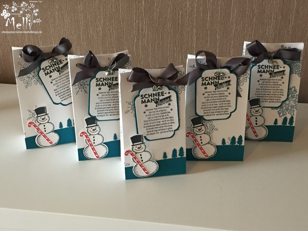 Schneemannsuppe, Stampin Up, Punchboard für Geschenktüten, Mellis Stempelparadies (1) (Kopie)