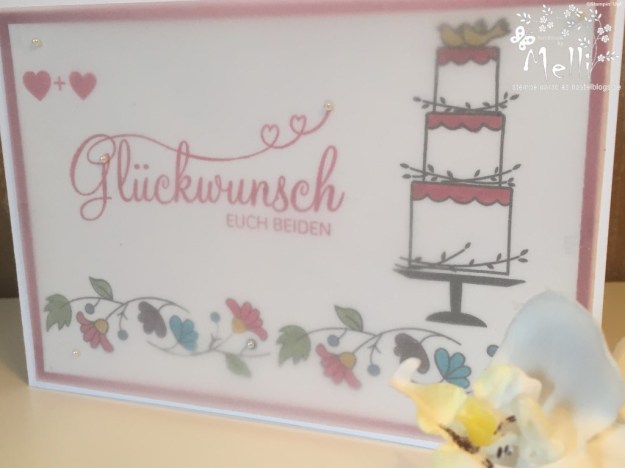 Stampin Up, Hochzeitskarte, Bordering Blooms (2) (Kopie)