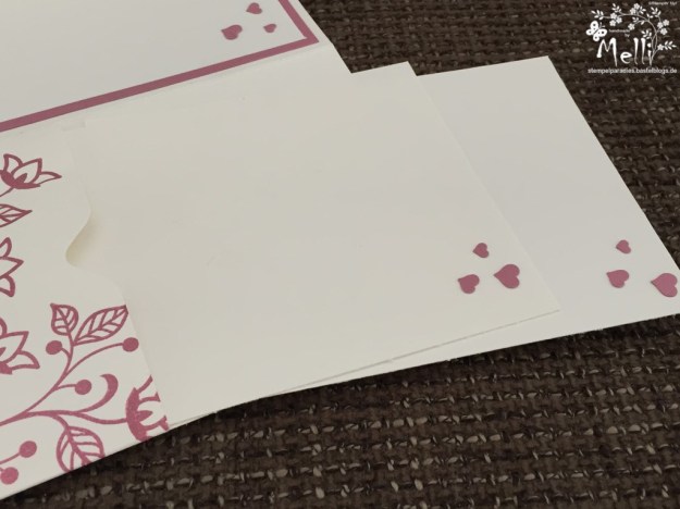 Stampin Up, Hochzeit, Einladung, Karten, Tischkarte, Menü, Mellis Stempelparadies, Zarte Pflaume (4)