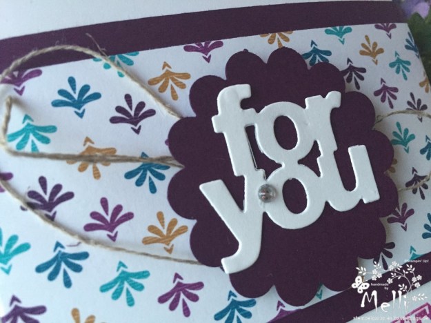 Gutscheinkarte, Stampin Up, DSP Boheme (3)