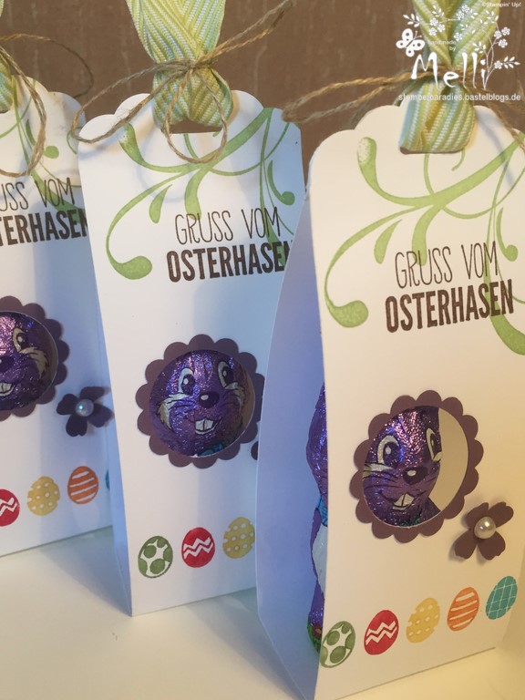 Stampin Up Osterverpackung Milka Hase2