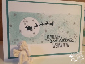 Weihnachtskarte mit Stampin' Up!