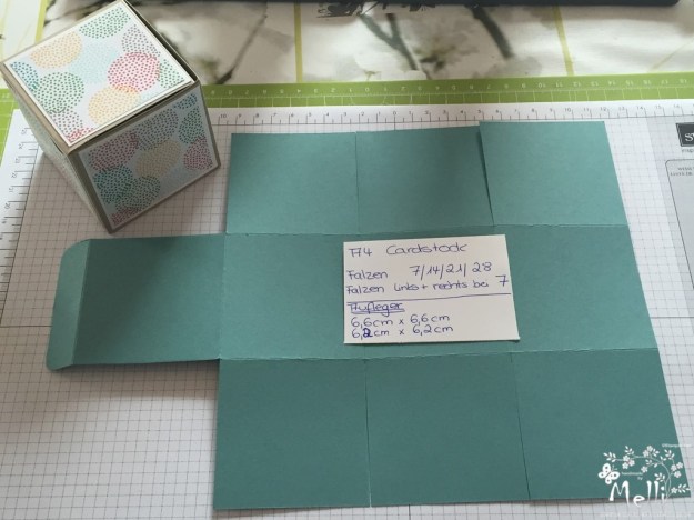 Stampin Up, Anleitung, Viereckige Box, One Sheet Box (1) (Kopie)