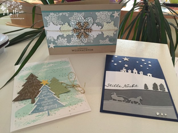 Stampin Up, Weihnachtskarten, Schlittenfahrt, Flockenzauber (Kopie)