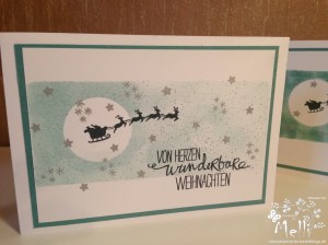 Weihnachtskarte mit Stampin' Up!