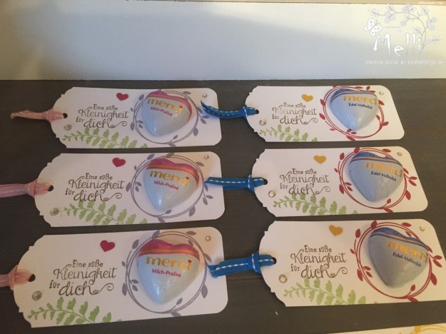 Stampin Up Eleganter Anhänger, Merci, Tag 2