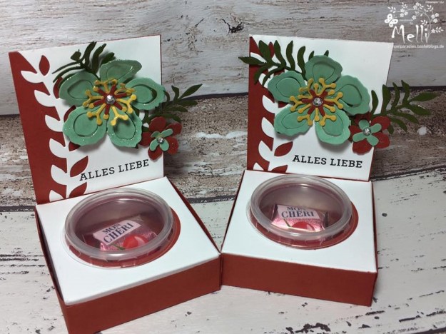 Stampin Up, Candyholder, Mon Cherie, Mellis Stempelparadies