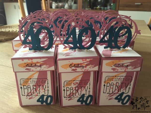 Stampin Up, Explosionsbox, Geburtstag, Einladung, Mellis Stempelparadies (1)