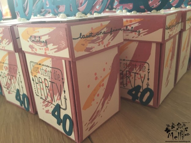 Stampin Up, Explosionsbox, Geburtstag, Einladung, Mellis Stempelparadies (4)