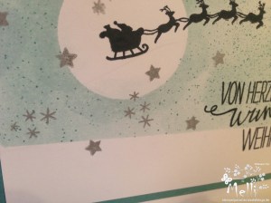 Weihnachtskarte mit Stampin' Up!