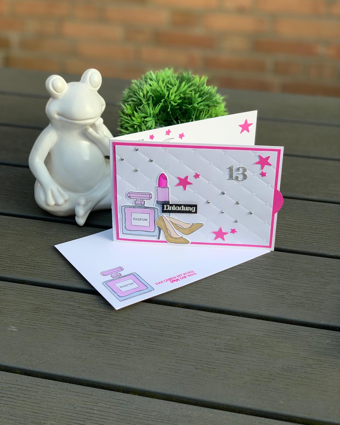 Amanda Creation Geburtstagseinladungen „Donut Grow Up“ – 20 Karten + Umschläge, Süßes Design
